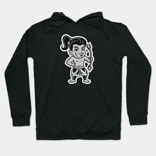 Cute Little Tribal Art Warrior Archer Hoodie